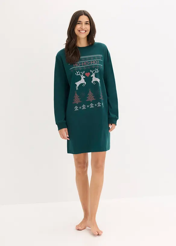 Chemise de nuit 100% coton, bonprix