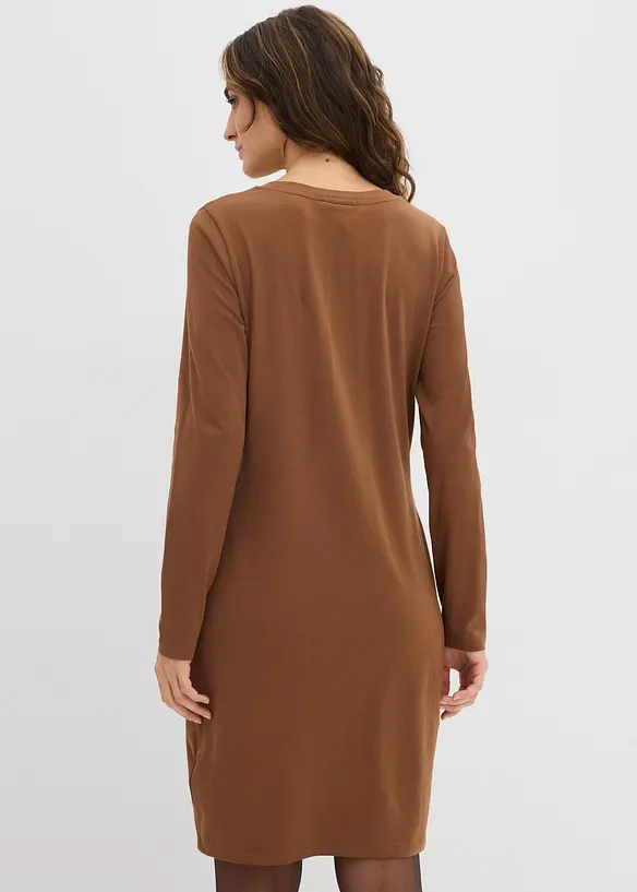 Jerseykleid aus Baumwolle mit Stretch (2er Pack), bonprix
