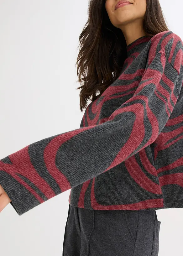 Kuschel-Rippshirt, bonprix