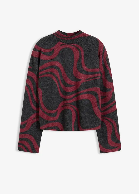 Kuschel-Rippshirt, bonprix