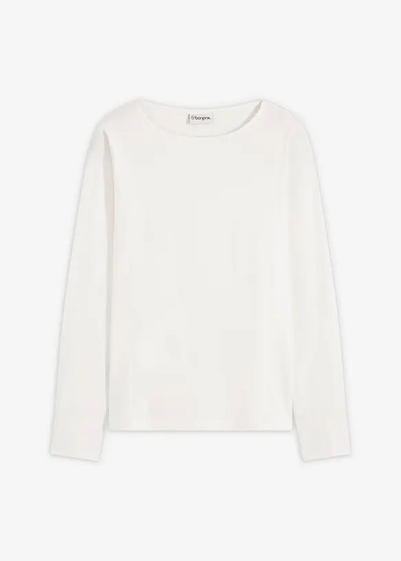 T-shirt à manches longues en popeline, bonprix