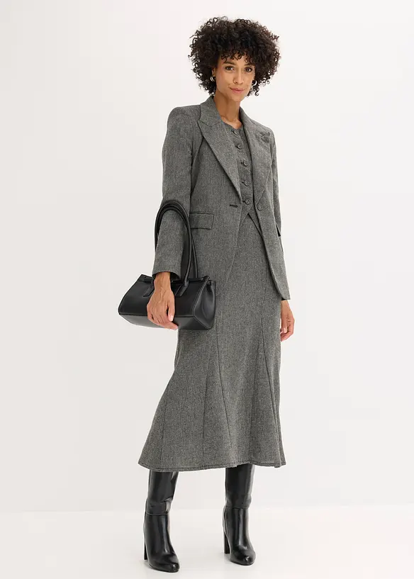 Blazer aspect tweed, bonprix