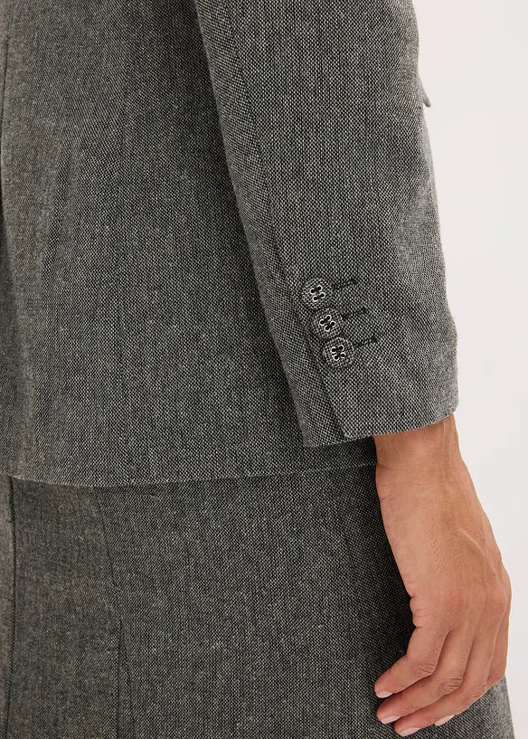 Blazer aspect tweed, bonprix