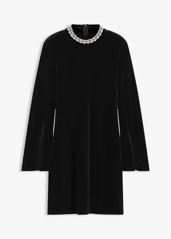 Minikleid aus fließendem Samt, bonprix