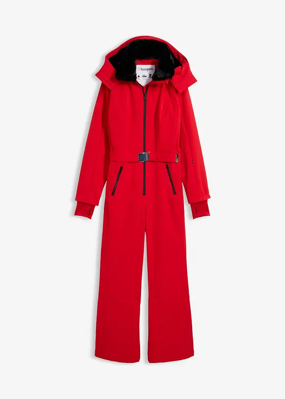 wasserabweisender, warmgefütterter Softshell-Skianzug, bonprix