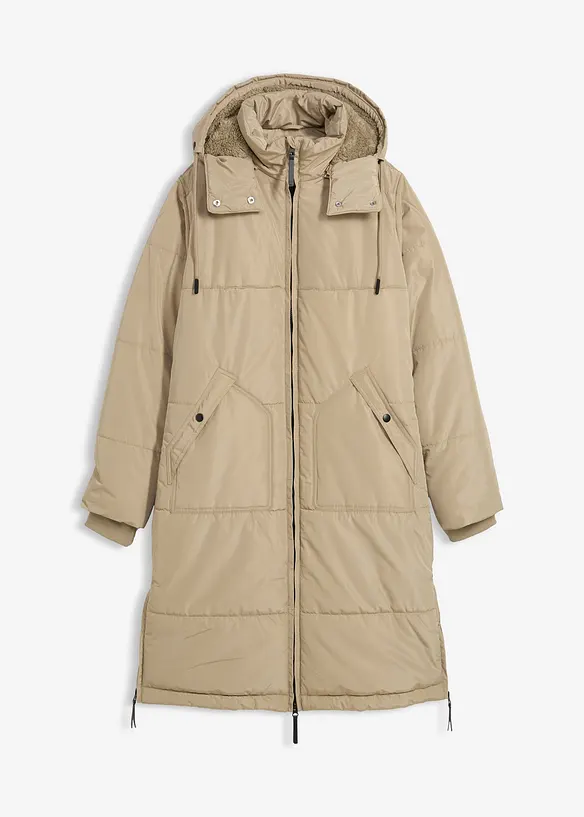 Doudoune longue et déperlante, bonprix
