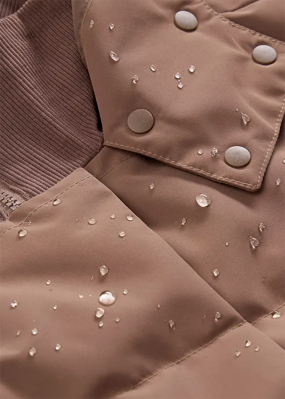 Doudoune longue et déperlante en duvet, bonprix