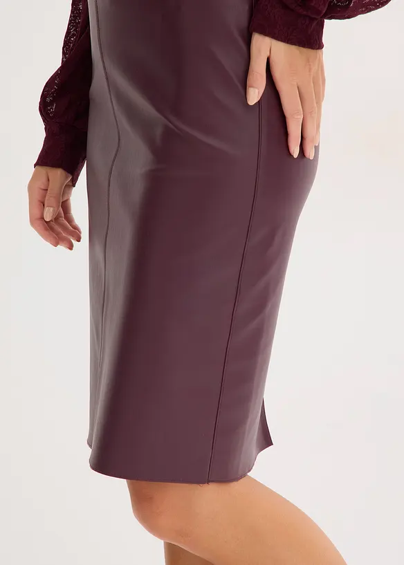 Jupe crayon en suédine, longueur genou, bonprix