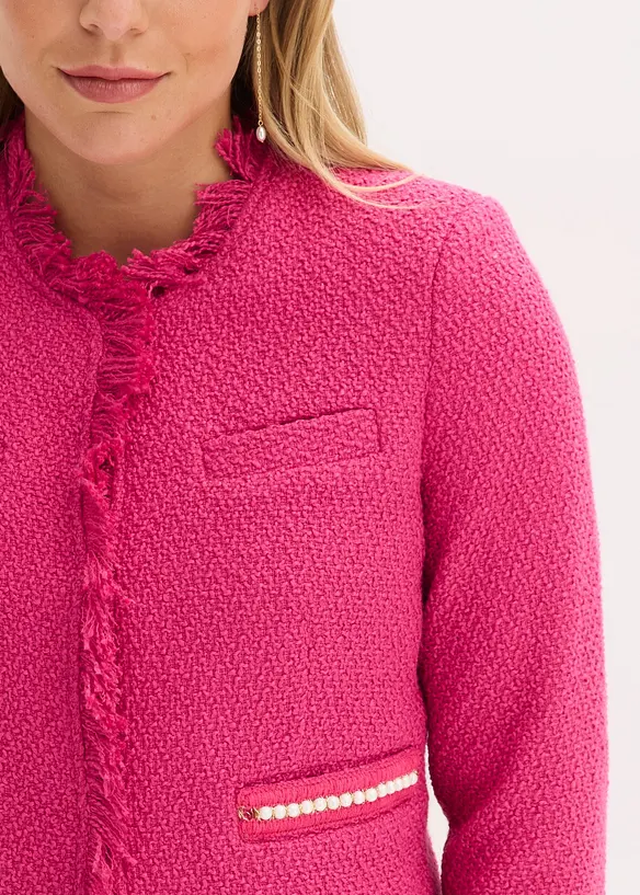 Cropped Bouclé-Blazer, bonprix