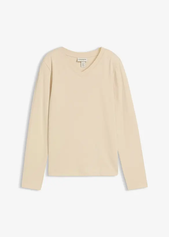 T-shirt manches longues près du corps, bonprix