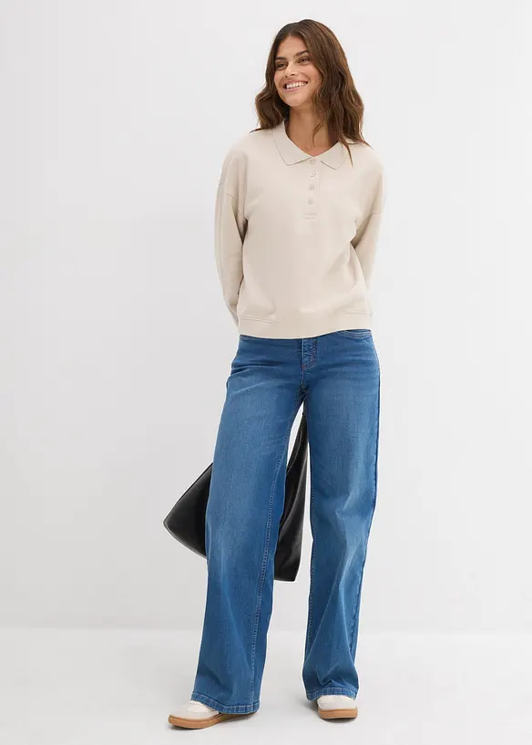 Sweat-shirt 100% coton, bonprix