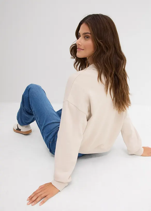 Sweat-shirt 100% coton, bonprix