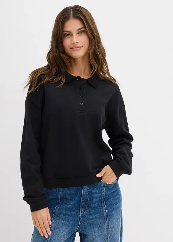 Sweatshirt aus reiner Bio-Baumwolle, bonprix