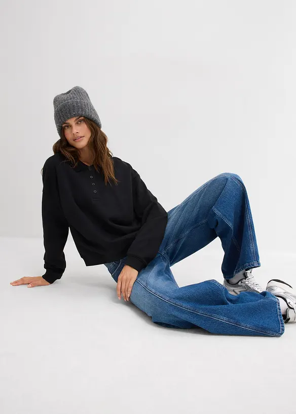 Sweatshirt aus reiner Bio-Baumwolle, bonprix