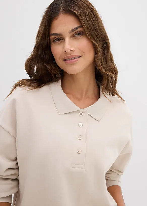 Sweat-shirt 100% coton, bonprix