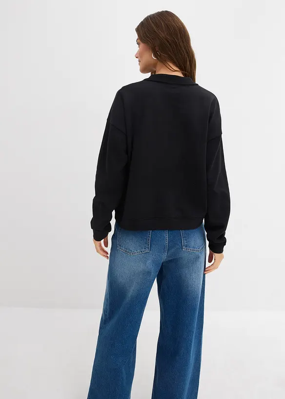 Sweatshirt aus reiner Bio-Baumwolle, bonprix