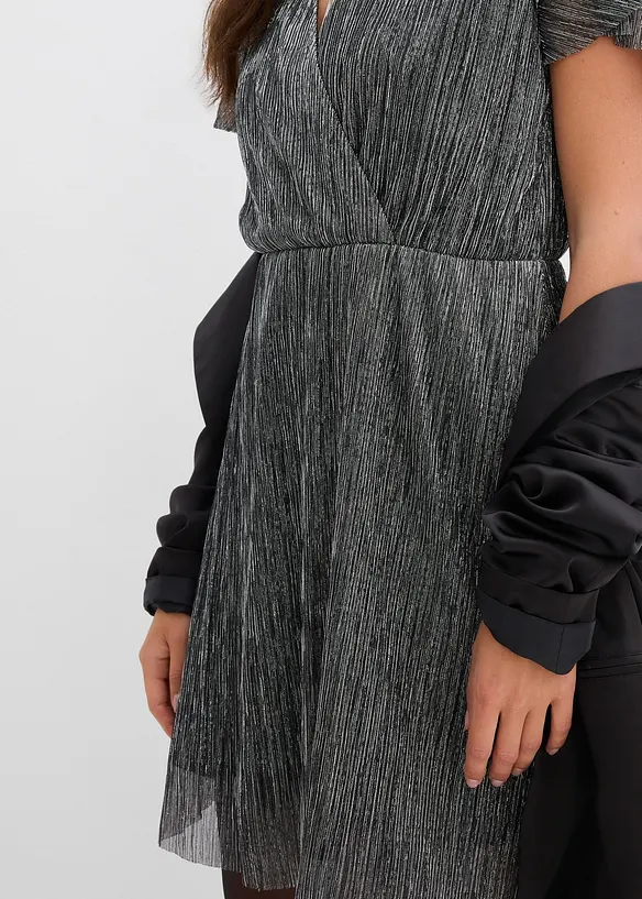 Kurzes Glitzerkleid, bonprix