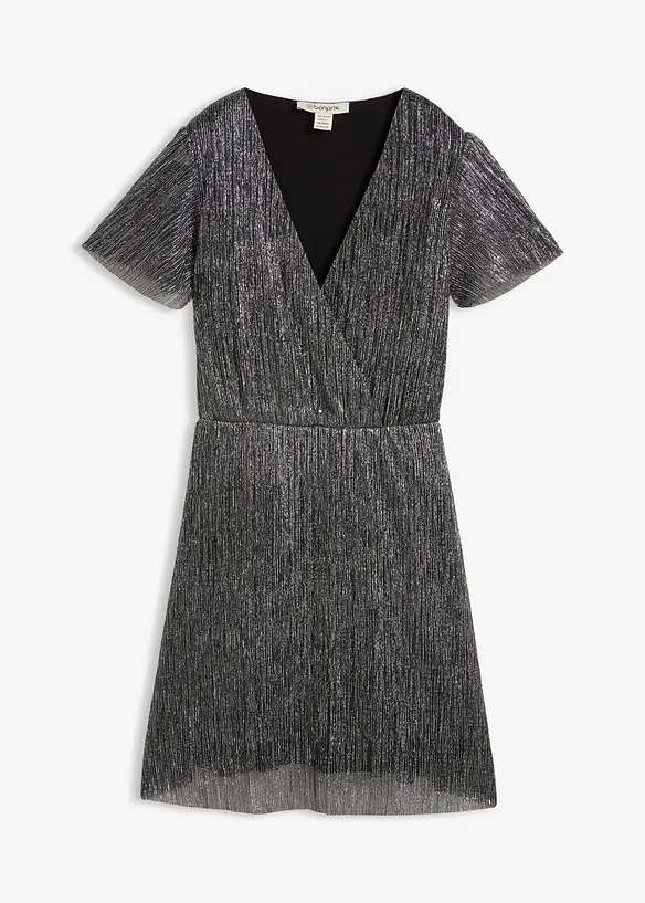 Kurzes Glitzerkleid, bonprix