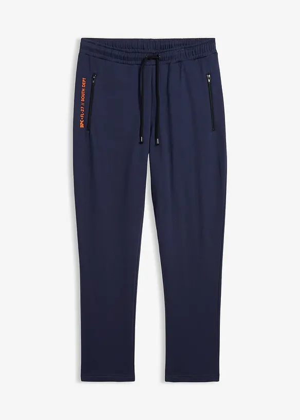 Pantalon de jogging en coton avec poches zippées pratiques, bonprix