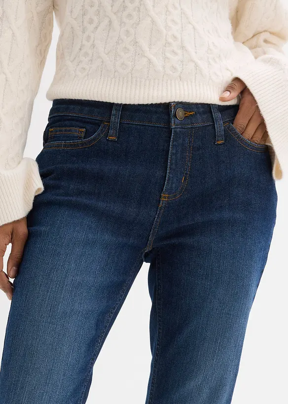 Jean skinny taille mi-haute, extensible, bonprix