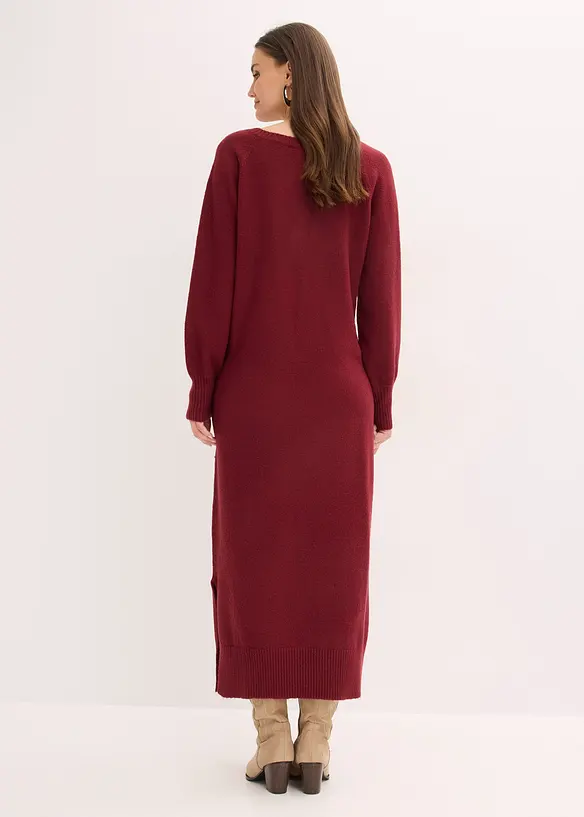 Robe midi oversize en maille, bonprix