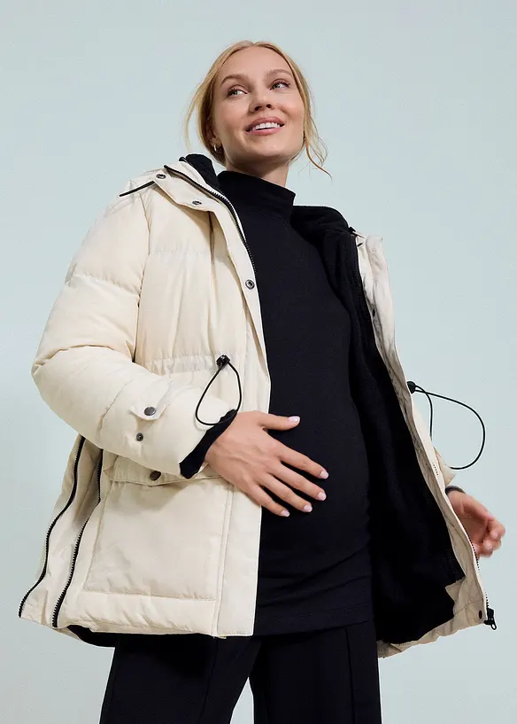 6-in-1 Umstands-Tragejacke mit herausnehmbarer Fleecejacke, bonprix