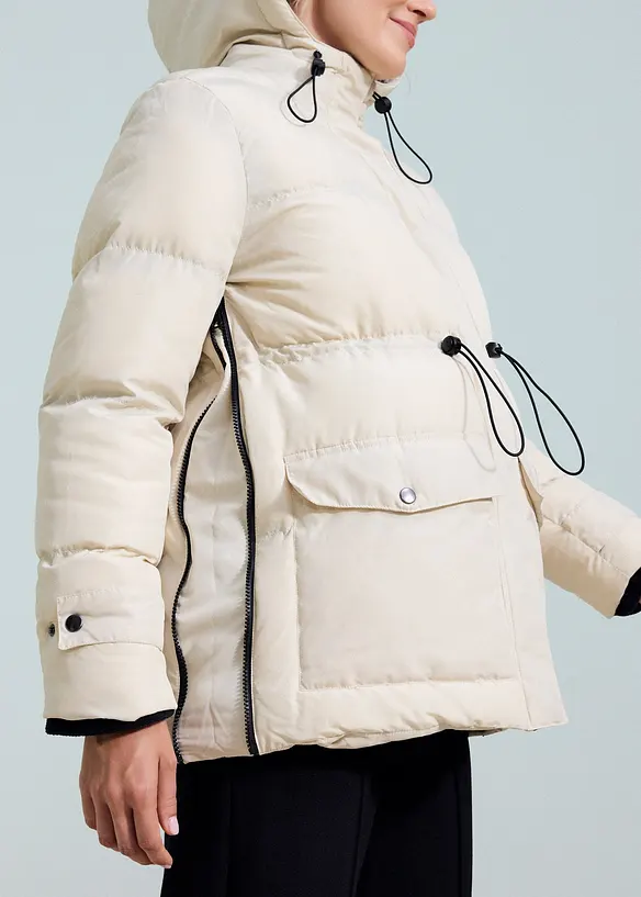 6-in-1 Umstands-Tragejacke mit herausnehmbarer Fleecejacke, bonprix