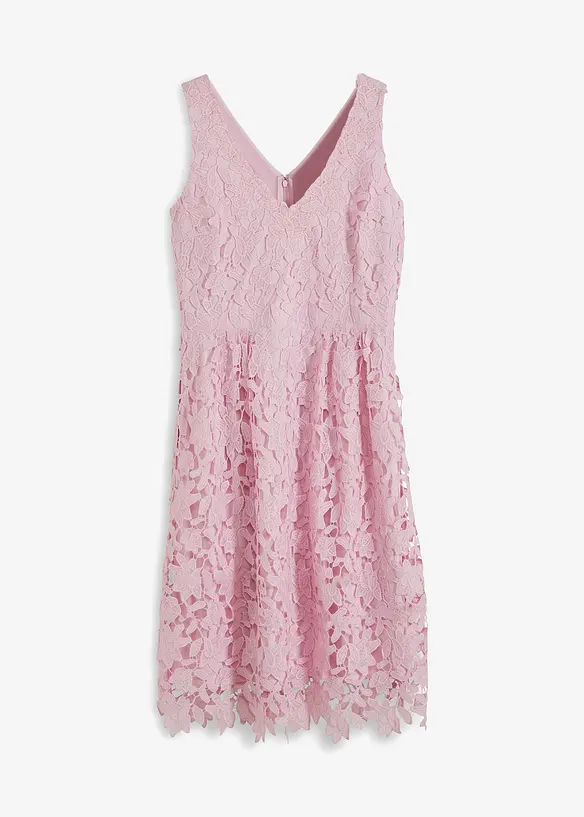 Spitzenkleid mit H&auml;keleinsatz, bonprix