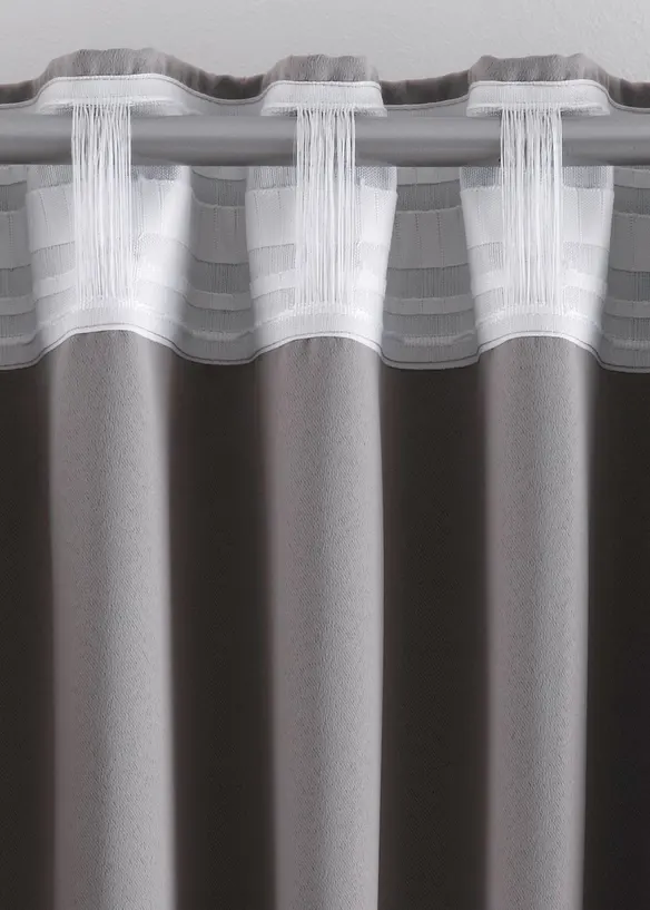 Abdunkelnder Vorhang, in vielen Gr&ouml;&szlig;en (1er Pack), bonprix