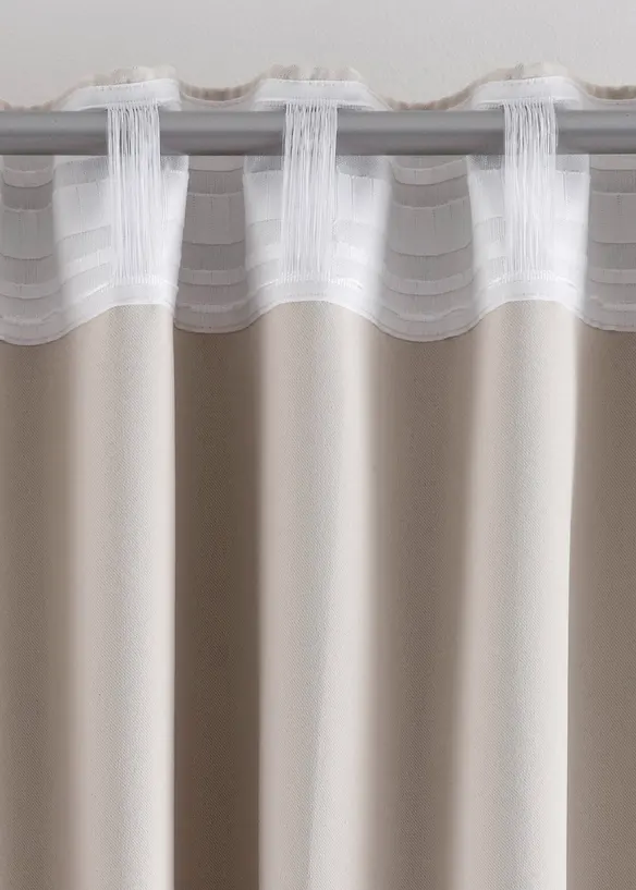 Rideau obscurcissant (1 pce), taille normale et XXL, bonprix