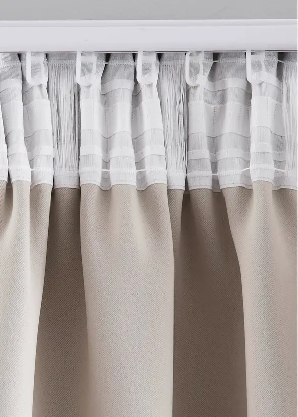 Rideau obscurcissant (1 pce), taille normale et XXL, bonprix