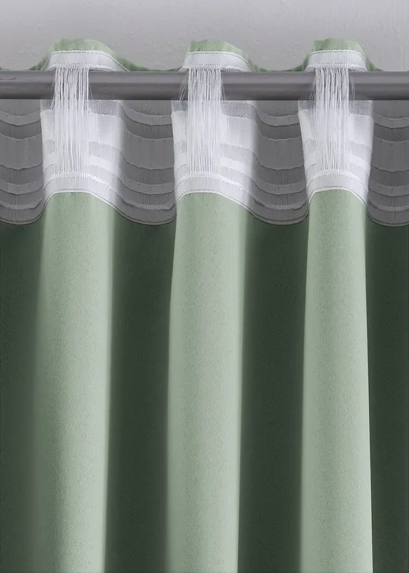 Rideau obscurcissant (1 pce), taille normale et XXL, bonprix