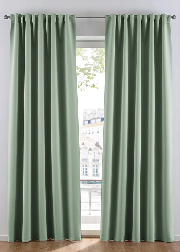 Rideau obscurcissant (1 pce), taille normale et XXL, bonprix