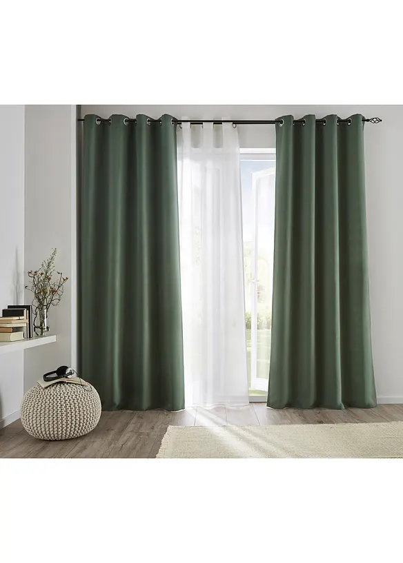 Rideau obscurcissant (1 pce), taille normale et XXL, bonprix