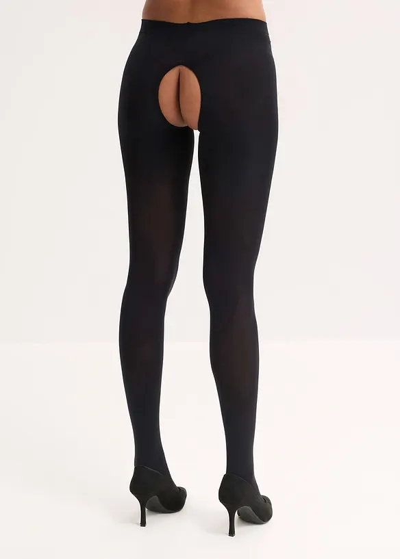 Collant ouvert opaque 80den, bonprix