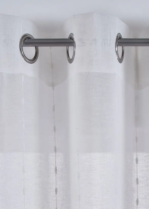 Vorhang mit Webstreifen (1er Pack), bonprix
