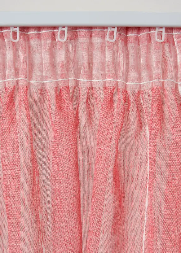 Vorhang mit Webstreifen (1er Pack), bonprix