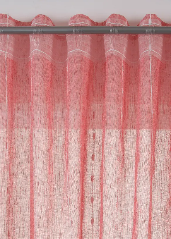 Vorhang mit Webstreifen (1er Pack), bonprix