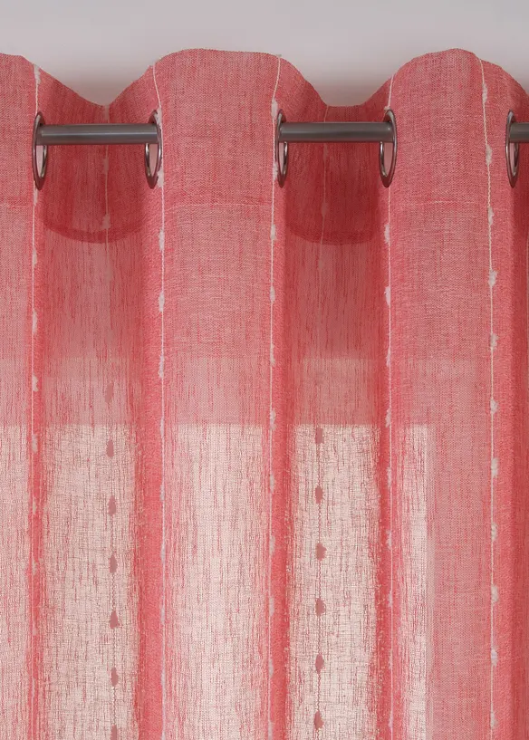 Vorhang mit Webstreifen (1er Pack), bonprix