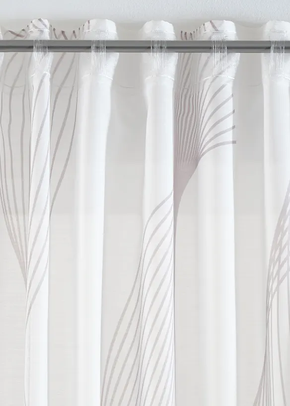 Gardine mit Wellen Druck (1er Pack), bonprix