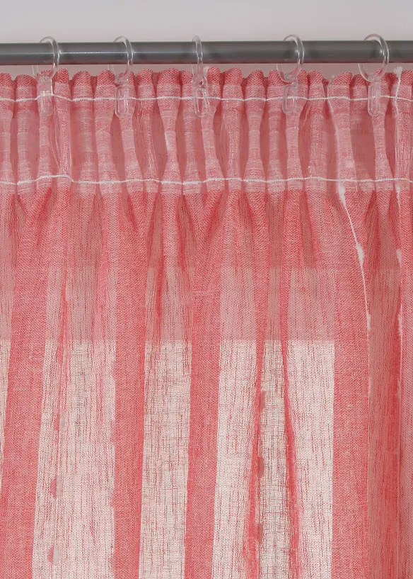 Vorhang mit Webstreifen (1er Pack), bonprix