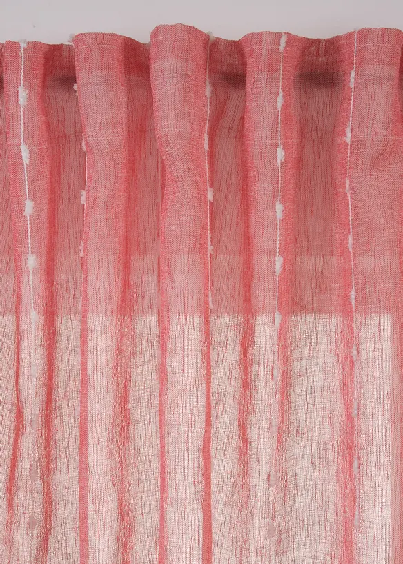 Vorhang mit Webstreifen (1er Pack), bonprix