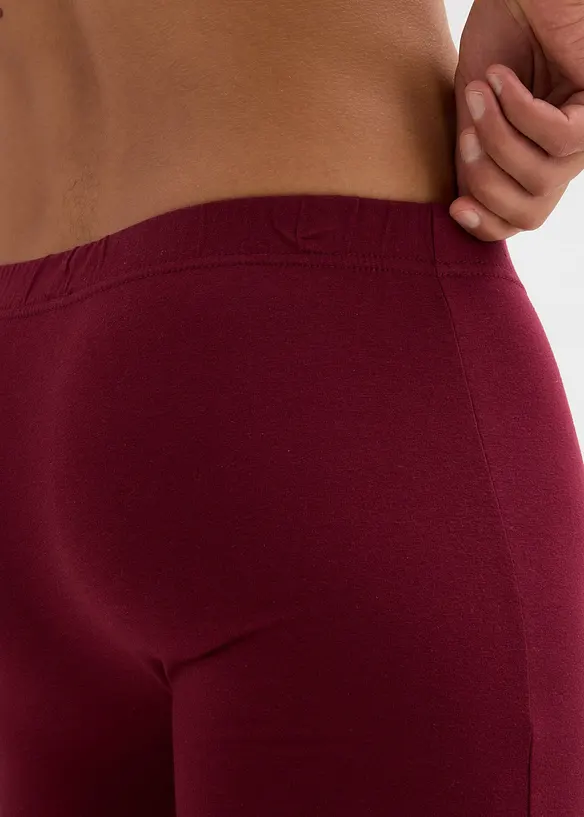 Lot de 3 boxers longs coton, bonprix