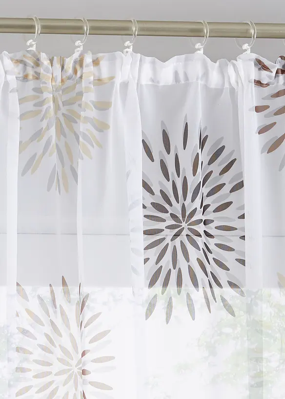 Gardine mit Kreise Druck(1er-Pack), bonprix