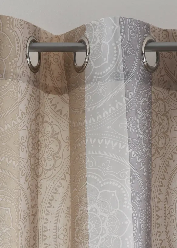 Rideau à rayures avec polyester recyclé (1 pce), bonprix