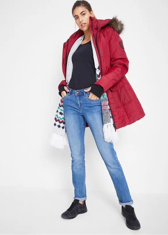 Parka longue style 2-en-1, matelassée et déperlante, bonprix