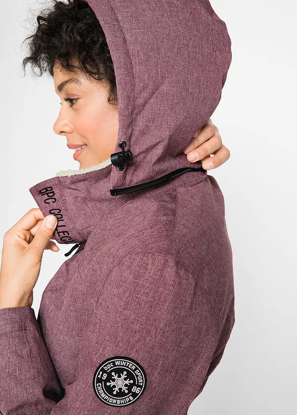 wasserdichte Outdoor-Funktions-Jacke mit Teddyfleece, bonprix