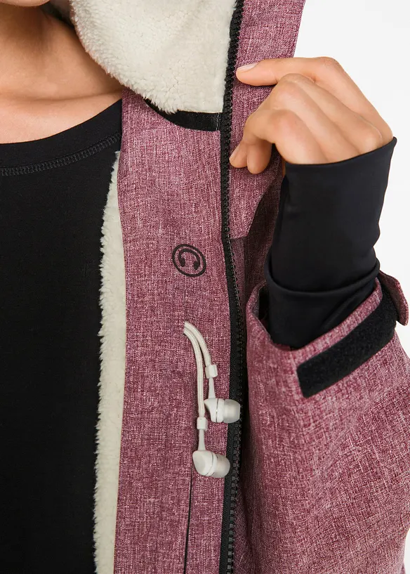 wasserdichte Outdoor-Funktions-Jacke mit Teddyfleece, bonprix