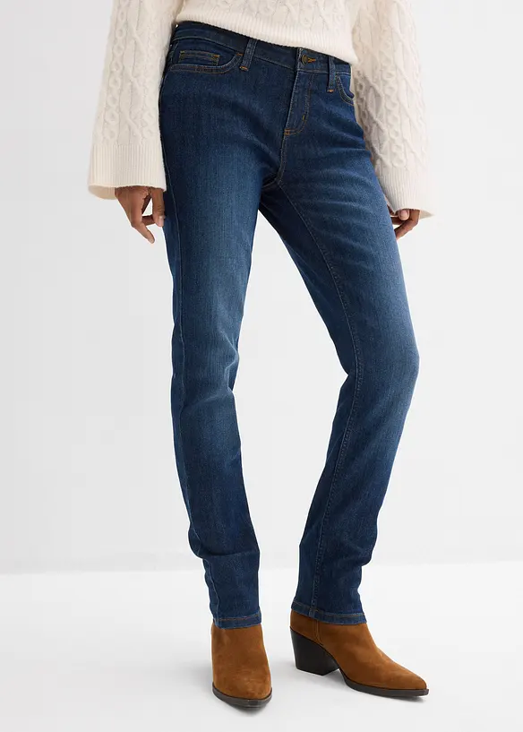 Jean skinny taille mi-haute, extensible, bonprix