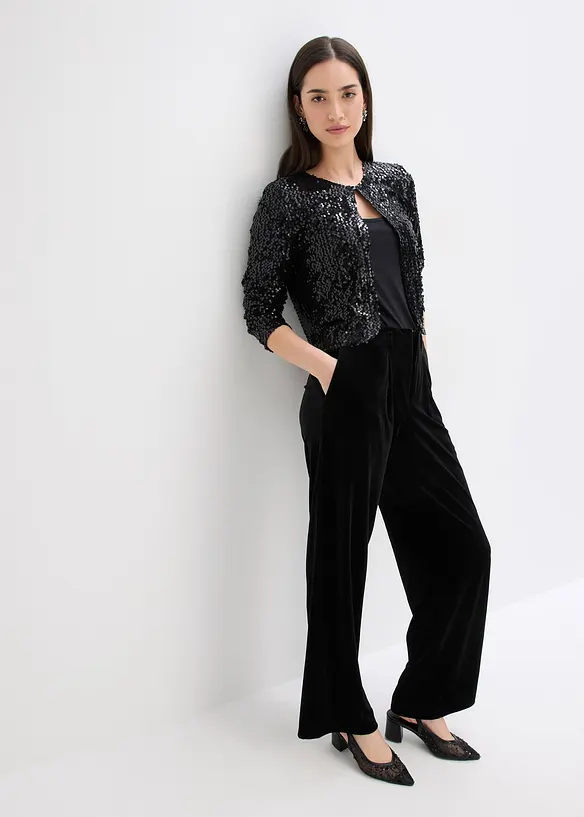 Pailletten-Jacke, bonprix